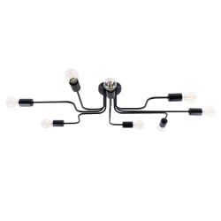 SOLLUX CANDELABRU VECTOR 8 NEGRU SL.1448