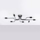 SOLLUX CANDELABRU VECTOR 8 NEGRU SL.1448