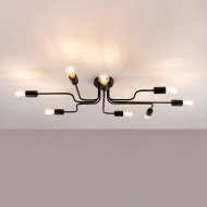 SOLLUX CANDELABRU VECTOR 8 NEGRU SL.1448