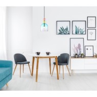 ITALUX Lampă suspendată  MANSO 1XЕ27 PND-37462A-MC-GD