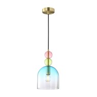 ITALUX Lampă suspendată  MANSO 1XЕ27 PND-37462A-MC-GD