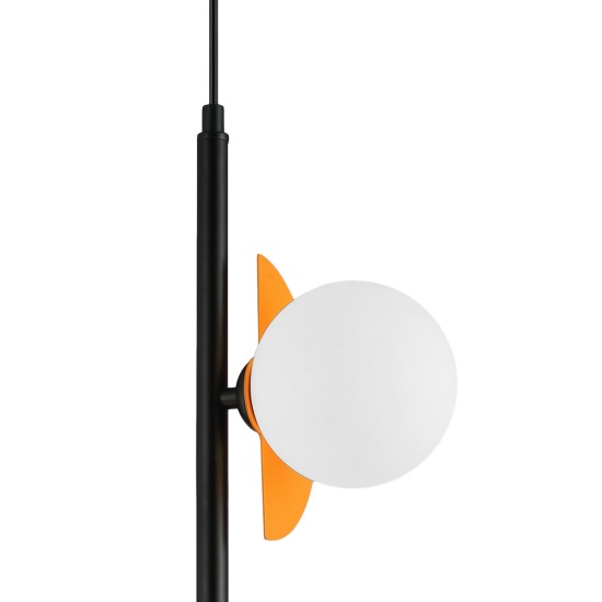ITALUX CHANDELIER NAUTI COLORFUL GLASS, STEEL 3XG9 PND-37482-3V-MLTI