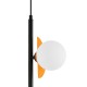 ITALUX CHANDELIER NAUTI COLORFUL GLASS, STEEL 3XG9 PND-37482-3V-MLTI