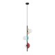 ITALUX CHANDELIER NAUTI COLORFUL GLASS, STEEL 3XG9 PND-37482-3V-MLTI