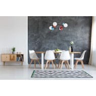 ITALUX CHANDELIER NAUTI MULTICOLOR GLASS, STEEL 4XG9 PND-37482-4R-MLTI