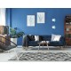 ITALUX WALL LAMP NAUTI BLUE GLASS, STEEL 1XG9 WL-37482-BLU