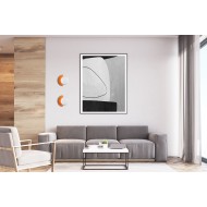 ITALUX WALL LAMP NAUTI ORANGE GLASS, STEEL 1XG9 WL-37482-OR