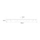 KAJA CANDELABRU NEGRU STRIP K-5493 SWING
