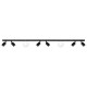 KAJA CHANDELIER BLACK STRIP K-5494 SWING
