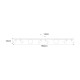KAJA CHANDELIER BLACK STRIP K-5494 SWING