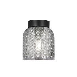 KAJA CEILING LAMP INGA GRAPHITE GLASS 1XE27 Ø18 K-5632