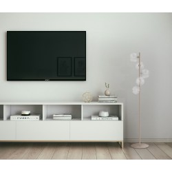 KAJA FLOOR LAMP TESORO GLASS Ø12 BEIGE 5XG9 K-5702
