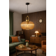 KAJA PENDANT LAMP AKARI AMBER GLASS E27 Ø30 K-5855