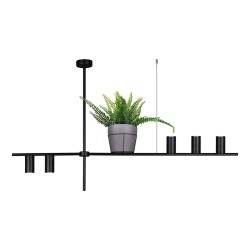 KAJA CANDELABRU NEGRU FLOWERBED K-4756 ROCCO