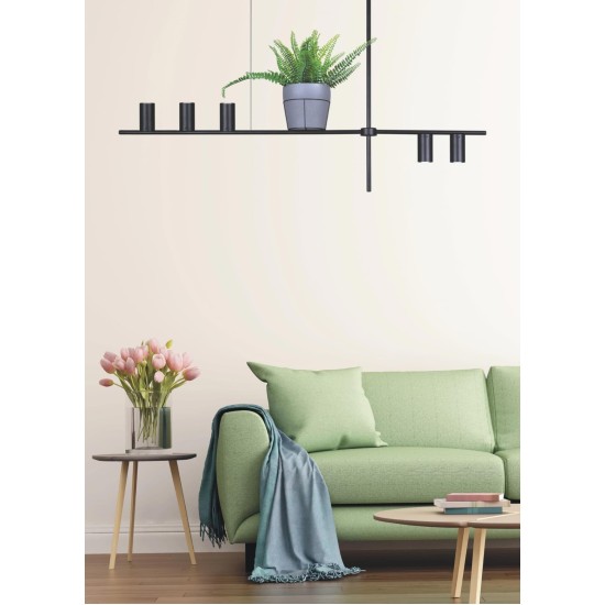 KAJA CANDELABRU NEGRU FLOWERBED K-4756 ROCCO