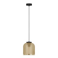 KAJA PENDANT LAMP CAPRI AMBER GLASS 1XE27 Ø18 K-5620
