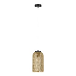 KAJA PENDANT LAMP CAPRI AMBER GLASS 1XE27 Ø14 K-5621