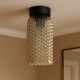 KAJA CEILING LAMP CAPRI AMBER GLASS 1XE27 Ø14 K-5623