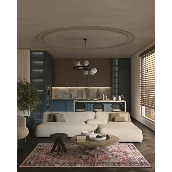 KAJA CANDELABRU MONZA  STICLA GRAFIT 6XG9 Ø12 K-5703