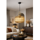 KAJA PENDANT LAMP ARIA AMBER GLASS E27 Ø20 K-5896