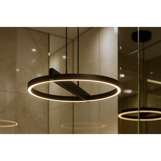 KAJA PENDANT TIVOLI  BLACK МЕТАЛ 24W LED 2880Lm Ø44 K-8230