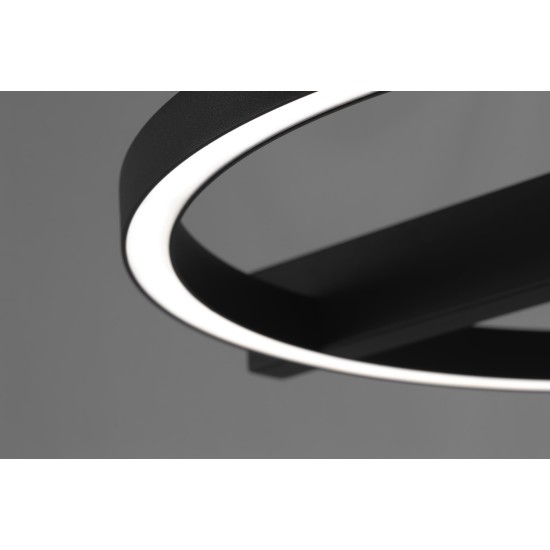 KAJA PENDANT TIVOLI  BLACK МЕТАЛ 24W LED 2880Lm Ø44 K-8230
