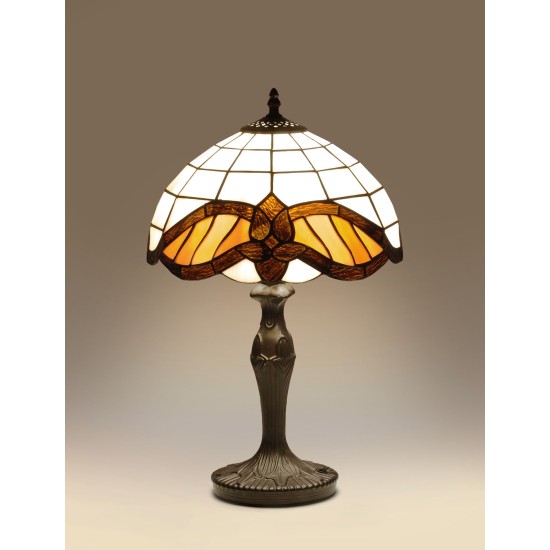 KAJA TABLE LAMP  TIFFANY WITRAŻ GLASS E27 K-G121122