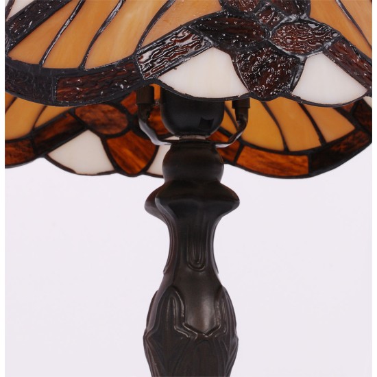 KAJA TABLE LAMP  TIFFANY WITRAŻ GLASS E27 K-G121122