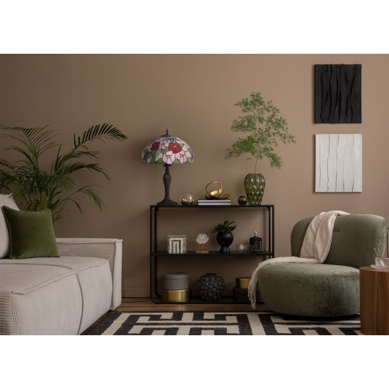 LAMPĂ DE MASĂ KAJA TIFFANY BUTTERFLY STICLA E27 K-G161386