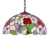 KAJA PENDANT TIFFANY BUTTERFLY GLASS E27 Ø40 K-P161386
