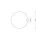 SOLLUX CEILING LIGHT RIO 78  LED 4000K LED 1x50W IP20 TH.131 THORO