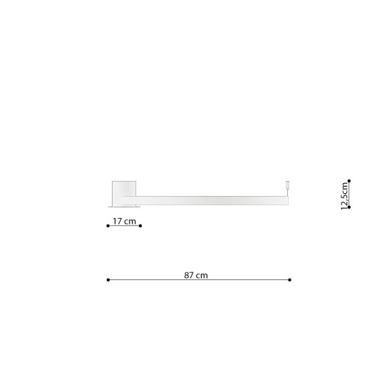SOLLUX CEILING LIGHT RIO 78  LED 4000K LED 1x50W IP20 TH.131 THORO