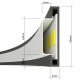 SOLLUX CEILING LIGHT RIO 110  LED 3000K LED 1x70W IP20 TH.133 THORO