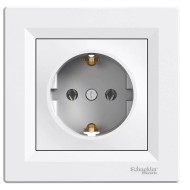 SCHNEIDER ASFORA  КОНТАКТ ШУКО БЯЛ 2P+E 16A EPH2900121