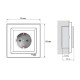SCHNEIDER ASFORA  КОНТАКТ ШУКО С КАПАК БЯЛ 2P+E 16A EPH3100121