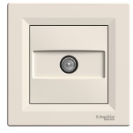 SCHNEIDER ASFORA РОЗЕТКА TV КРАЙНА 1dB КРЕМ EPH3200123 