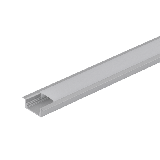 ULTRALUX АЛУМИНИЕВ ПРОФИЛ ЗА LED ЛЕНТА ЗА ВГРАЖДАНЕ ПЛИТЪК 2М