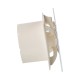 CATA BATHROOM FAN E-100 GTH BK WITH TIMER AND SENSOR GLASS 220V Ф100 BLACK
