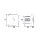 CATA BATHROOM FAN X-MART 12 MATIC 220V Ф120 WHITE