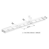 VIVALUX LED ЛЕНТА MEGA LED ∙ SMD 5050 ∙ 2700K ∙ 5M
