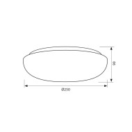 VIVALUX LED CORPORARE DE ILUMINAT NUVOLA LED 12W  4000K