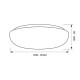 VIVALUX LED CORPORARE DE ILUMINAT NUVOLA LED 18W  4000K