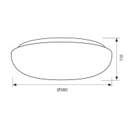 VIVALUX LED LIGHTING FIXTURE MULTIFUNCTIONAL NUVOLA LED 28W  4000K