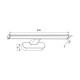 VIVALUX CORP DE  BAIE LED LED ARBA LED  8W 4000K  CROM