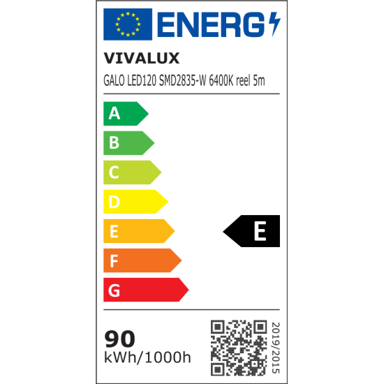 VIVALUX LED STRIP GALO LED  120 SMD2835 ∙ 6400K ∙ 5M