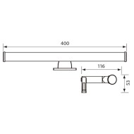 VIVALUX  LED ТЯЛО ЗА БАНЯ ALDO LED  6W  4000K ХРОМ