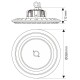 VIVALUX LAMPARA INDUSTRIALA SCI-FI LED 150W 60D 5000-5500K IP65
