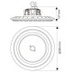 VIVALUX LAMPARA INDUSTRIALA SCI-FI LED 200W 120D 5000-5500K IP65
