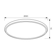 VIVALUX  LED ПЛАФОНИЕРА МУЛТИФУНКЦИОНАЛНА HERA LED 36W 3000-6400K VIV004164