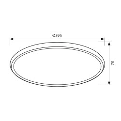 VIVALUX LED LIGHTING FIXTURE MULTIFUNCTIONAL HERA LED 36W 3000-6400K